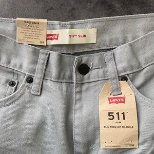 Slim Fit 511 Levi Jeans Light gray